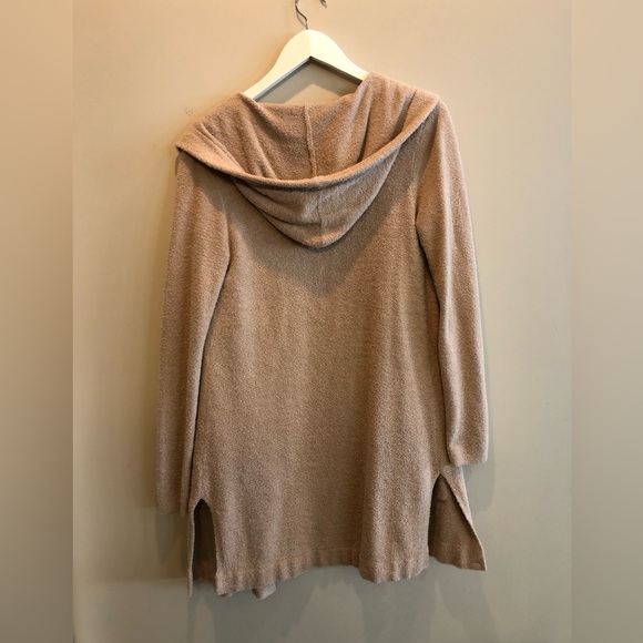 Barefoot Dreams Cozychic Lite Long Coastal Cardigan with Hood XS/Sđ¤ - Picture 4 of 7